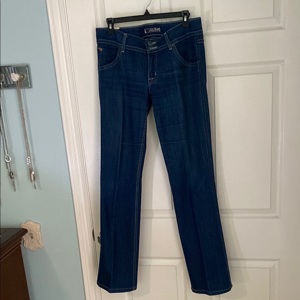 Hudson Jeans Blue Boot Cut Leg Classic Denim